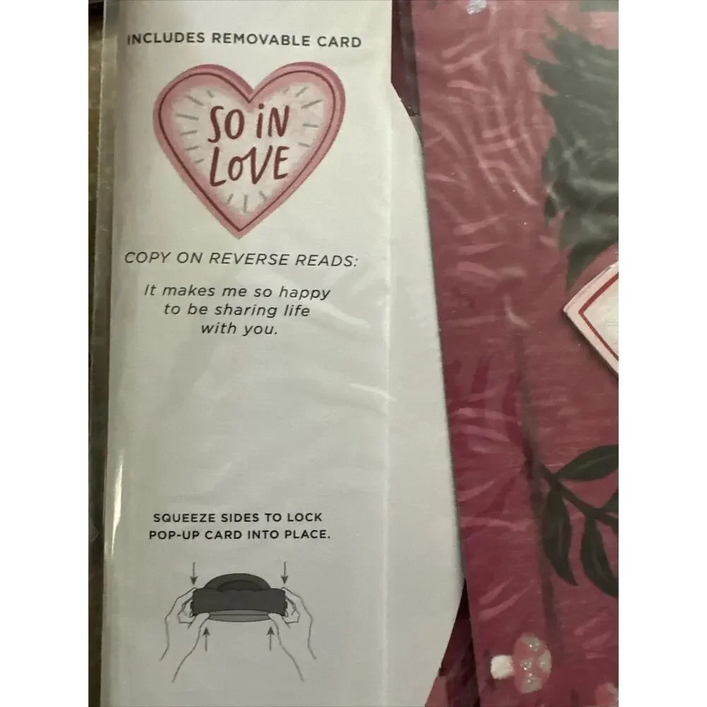 American Greetings Magic Moments Pop-Up So in Love Valentine's Day Card New